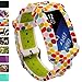 Wonlex Samsung Gear Fit2 Band, Silicone Replacement Watch Bands Strap for Galaxy Gear Fit2 SM-R360 & Fit 2 Pro for Women Men (Colorful Dots)