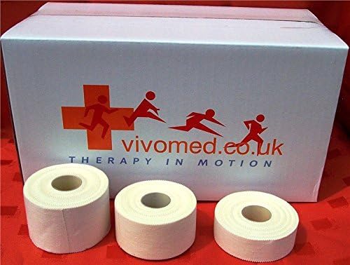 Vivomed Vivotape Sport Zinc Oxide Tape For Athletes, White 2.5cm x 10m by Vivomed