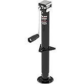 TOWKING 5000 lbs 15" Lift Side Wind A Frame Trailer Jack, RV Tongue Jack | with Adjustable Drop Leg