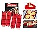 4 PCS Premium Bake Snake Magic - Design Any Shape For Your Cake - Flexible Silicone DIY Cake Baking Molds - Made Of Food Grade Silicone - Easy To Use & To Wash - Reusable - Perfect Gift Idea