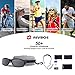 RIVBOS Polarized Sports Sunglasses Driving shades For Men TR90 Unbreakable Frame RB861 (RBS861-black night vision lens)