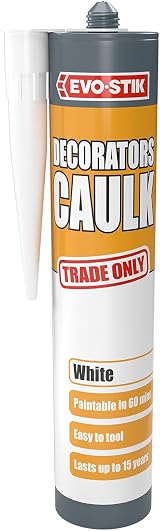 EVO-STIK Decorators Caulk White 280ml Low Movement Gap Filler