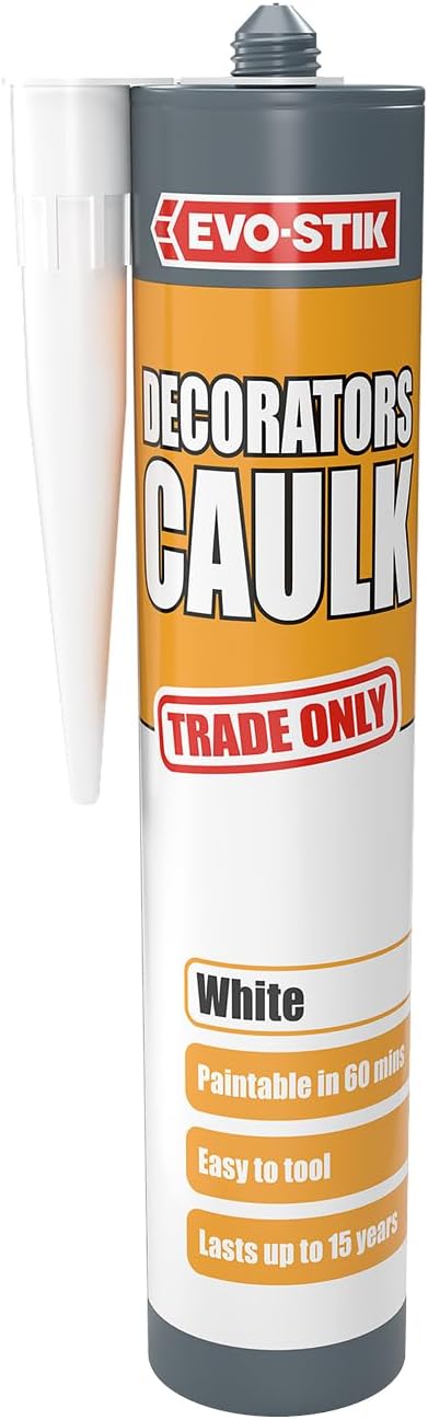 EVO-STIK Decorators Caulk White 280ml Low Movement Gap Filler