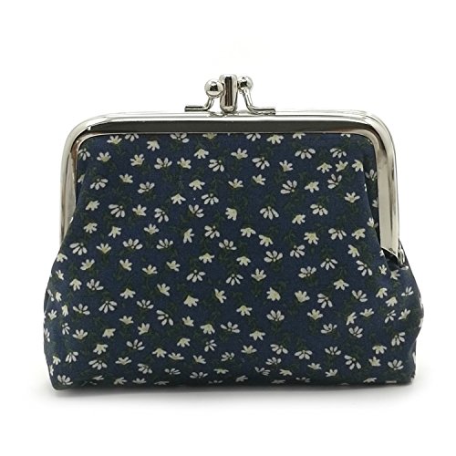 Cute Floral Buckle Coin Purses Vintage Pouch Kiss-lock Change Purse Wallets (11)