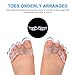 Gel Toe Separator Toe Spacers Toe Stretchers for Men and Women Easy Wear in Shoes, Quickly Alleviating Pain After Yoga and Sports Activities (Toe Separators)