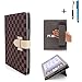 Cellular360 Classic Hand Grip / Stand Case for Apple iPad 9.7, iPad 5th Gen., iPad 6th Gen., iPad Air / iPad Air 2 with Credit Card Slot and Sleep/Wake Function(Brown)