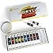 Art Owl Studio Acrylic Paint Set, Nontoxic & Odor-Free 12x12ml Quality Painting Supplies for Artists with Free Brush Washer