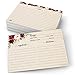 321Done Floral Recipe Cards (Set of 50) Rustic 4