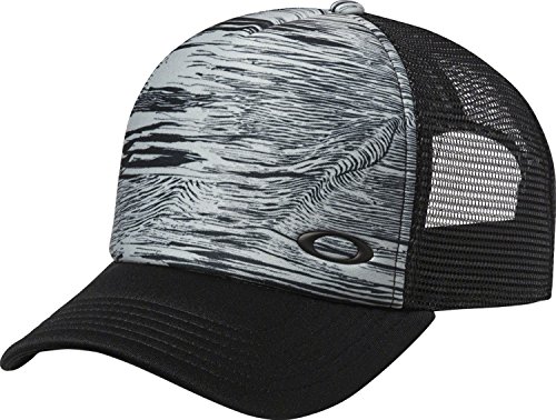 Oakley Mens Mesh Sublimated Trucker Adjustable Hat One Size Blackout