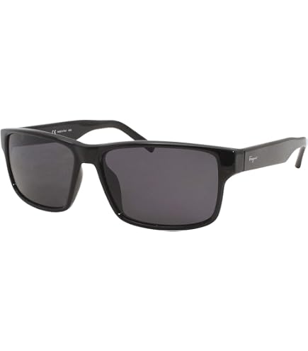 NWT Salvatore Ferragamo SF998S Matte Black Rectangle 57mm Sunglasses Amazon.com: Ferragamo Men main image 4