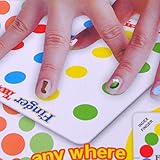 Funny Family Finger Twister Board Mini Version Table Party Game for 2 players