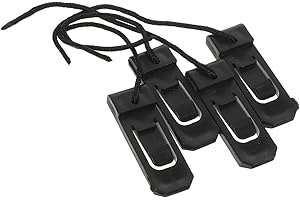 Kisangel Paddle Board Fin Clips 4-Pack Snap-Type Replacement for Inflatable Surfboards Boat Shark-Fin Accessories Outdoor Bea