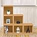 WAY BASICS Cube Storage - Closet Organizer Stackable Cubby Shelf (Tool-free Assembly)