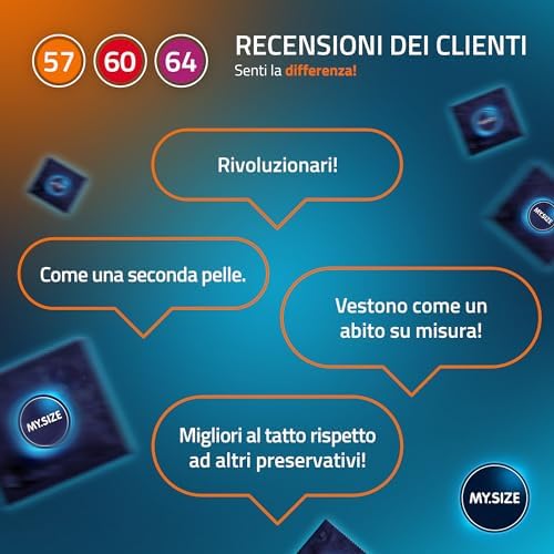 Preservativi classici confezione standard da 10 | 57, 60, 64 mm di larghezza | 3x10 pezzi preservativi premium extra sottili | preservativi fedeli al tatto | 0,07 mm di spessore delle pareti