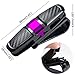 FineGood 2 Pack Glasses Holders for Car Sun Visor, Sunglasses Eyeglasses Mount with Ticket Card Clip - Black + Pink