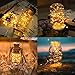 Goodia Copper Wire String Lights, 33ft 100 Micro LEDs Solar Firefly Lights Waterproof Decorative Lighting, Warm White