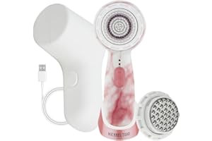 Michael Todd Beauty Soniclear Allure 2024 Best of Beauty Winner Facial Cleansing + Exfoliation Brush System with 3 speeds, Serum Infusion Head + Travel Case