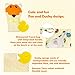 Baby Darling Soft Fox Hooded Bath Towel Bundle, Natural Cotton, Large size for Infant and Toddler, for Boy and Girl