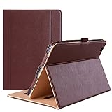 Procase LG G Pad II 10.1 Case/LG G Pad X 10.1 Case - Leather Stand Folio Case Cover for G Pad 2 10.1 and X 10.1 (V940N V930), with Multiple Viewing Angles, Document Card Pocket (Brown)