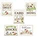 Lillian Rose 5 Piece Woodland Baby Shower Decor Signs