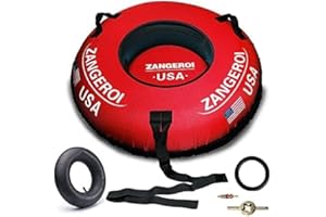 ZANGEROI Snow Tube Snow Tubes for Sledding Heavy Duty Kids Snow sleds for Kids and Adult Heavy Duty Snow sleds for Adults Inflatable Snow Tube Commercial Snow Tube towable Snow Tube