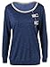 Women's Long Sleeve Button Knitted Blouse Cowl Neck Pullover Casual Tunic Tops