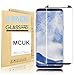[2-Pack] Samsung Galaxy S9 Tempered Glass Screen Protector, MCUK [Case Friendly] 3D Curved 9H Hardness Bubble-Free [Anti Scratch][Anti-Fingerprint] Lifetime Replacement Warranty (2pack black)