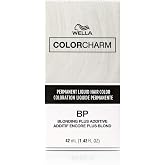 COLORCHARM Permanent Liquid Hair Color | Up to 100% Gray Coverage | Blonding Plus Additive | 1.42 Fl Oz