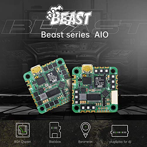 iFlight Beast F7 V2 55A AIO Flight Controller Board FPV F7 AIO Board 25.5x25.5 Mounting for Cinewhoop Quadcopter Drone… - Image 2