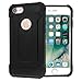 iPhone 7 Case, Farsic Full-body Rugged Holster Case with Built-in Screen Protector for Apple iPhone 7 (2016 Release), Unicorn Beetle PRO Series - Retail Package (Black/Black)