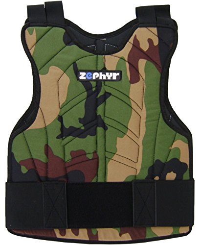 Zephyr Sports Padded Chest Protector - Reversible Woodland Camo - Thumbnail 2