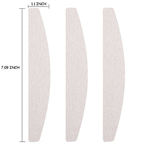 Makartt Zebra Nail File Washable Double Sided Emery Board 10 Pieces 100 100 Grit