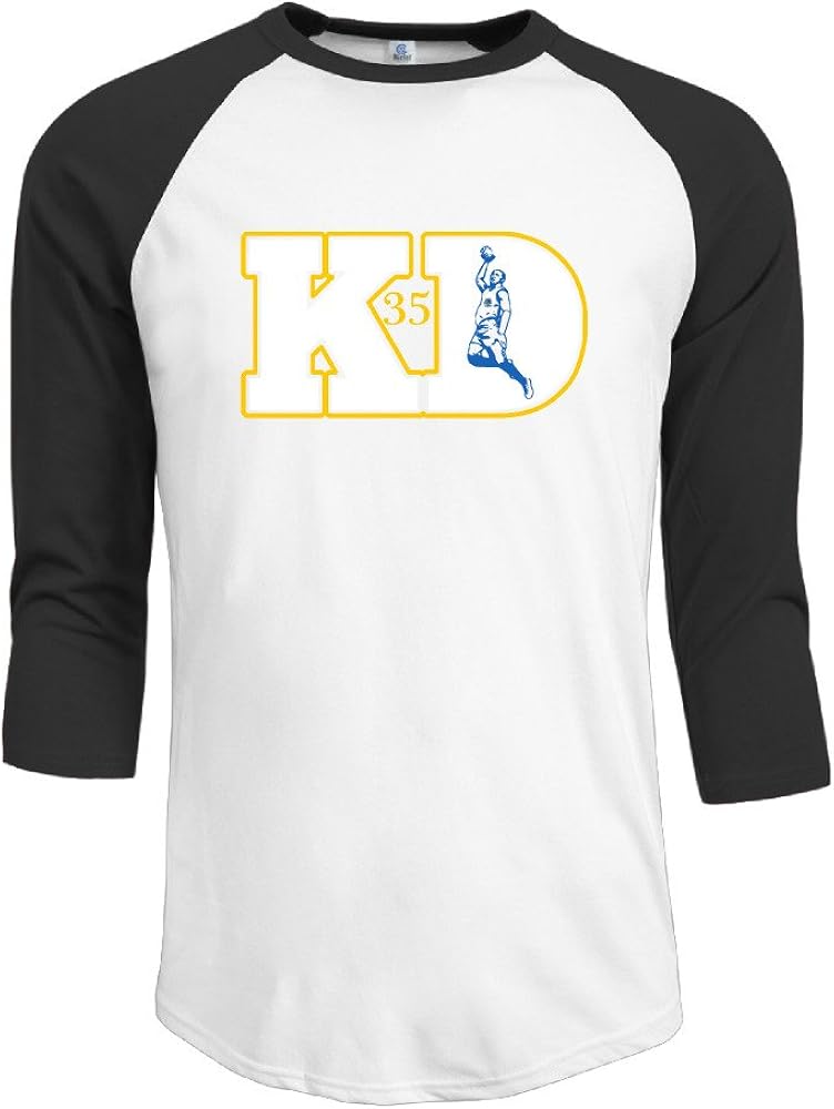 AOLM Men's Best Basketball Player No.35 KD Baseball T Shirt