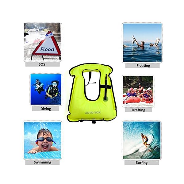 Auto-Vox-Adult-Portable-Inflatable-Snorkeling-Diving-Vest-for-Water-safety