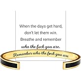 DivaGlamz Be Kind Of A B Motivational Bracelet For Women, Color Stainless Steel with Hidden Message Engraved Opening Cuff Bangle To My Daughter/Best Friend Inspirational Gifts Jewelry