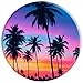 Tropical Paradise Sunset Beach Palm Trees Gift - PopSockets Grip and Stand for Phones and Tablets