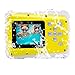 Vmotal Kids Waterproof Camera with 2.0 Inch LCD Display 8MP HD Kids Underwater Camera Camcorder for Boys Girls Gift (Yellow)