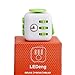 LEDeng Fidget Toys Cube for Fidgeters! Relieve Stress, Anxiety, and Boredom all at your finger tips (White Green)