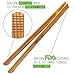 2 Pcs Wooden BBQ Tongs | 11.8-Inch Kitchen Utensil for Cooking, Camping, and Outdoor Use | Fun, Easy Storage, Superior Grip | Great for Kids & Adults, Toast, BBQ