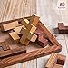 Wood Tangram Puzzle Game, Brain teasers, Tangram