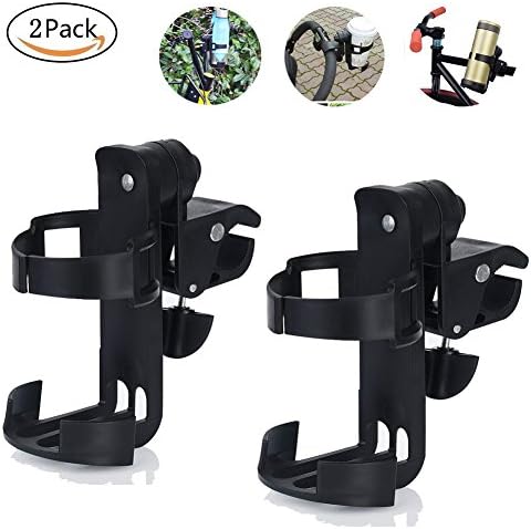 Bottle Cage, 360 Degree Adjustable Bike Water Bottle Holder for Baby Stroller, Kids Adult Bike, Mountain Bike