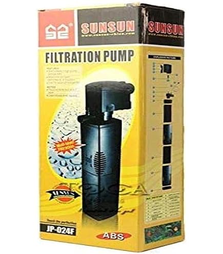 Bomba De Filtro Para Acuario SunSun 1000L/h 16W - Ideal Para Agua Dulce, Con Accesorios Incluidos