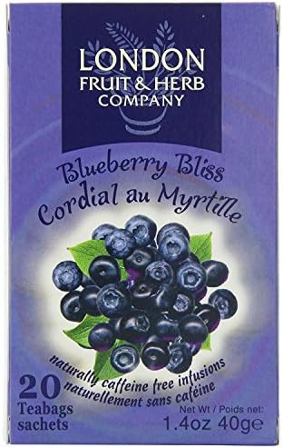 London Fruit &amp; Herb Company Tea, Blueberry Bliss, 20 Count (6 Packs)