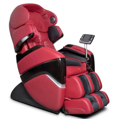 Osaki Pro Series OS-3D Cyber Elite Massage Chair - Comfortable Leather Recliner Seating - Amazing Professional Full Body Therapy - 2 Stage Zero Gravity Features - 9 programs, 36 air bags, 4 Color Options (Red)
