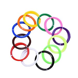 ALUNAR 3D Printer DIY Prusa I3 Kit 12 Colors 396 Feet PLA 3D Pen Filament 1.75mm fit for Anet A8 A6 Mini CR-10 CR-10S