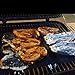 Accmor Grill Mat, 100% Non-stick BBQ Grill & Baking Mats, PFOA Free, Reusable and Easy to Clean - Works on Gas, Charcoal, Electric Grill and More (15.75 x 13inch, Black)
