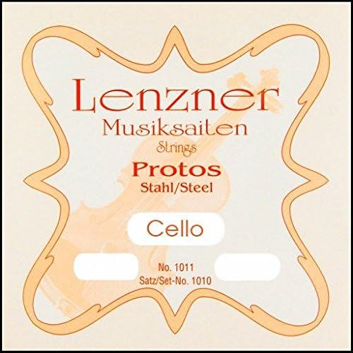 Lenzner Protos Cello Flatwound Chrome Steel String - C - 3/4 Size