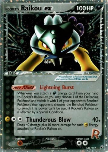 Rocket's Raikou EX - Deoxys - 108 [Toy]