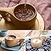 Mochiglory Wooden Cup Camping Cup Nordic Style Handmade Natural, Portable Wood Mug Drinking Cup for Coffee, Tea and Milk
