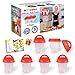 Silicone Egg Cooker Cups, Set of 6 Plus Recipes Booklet :: Nonstick for Easy Hard Boiled Eggs Without the Shell :: Makes Poached, Scrambled & Egg Bites Too :: Microwave & Dishwasher Safe,by Yooreka